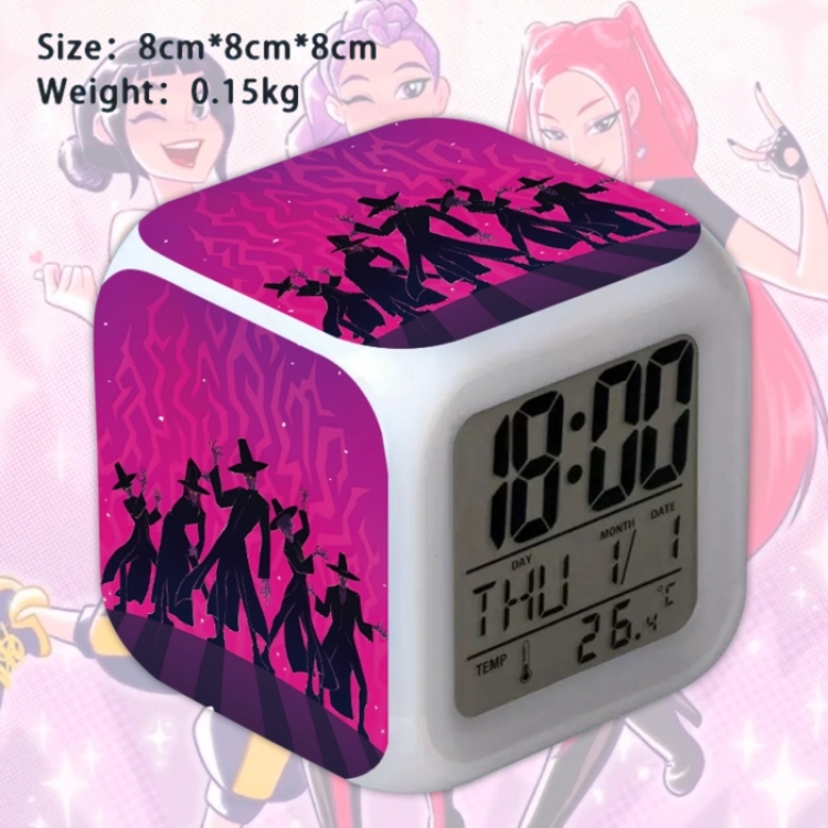 K-Pop:Demon Hunters Anime Square Alarm Clock 8x8x8cm