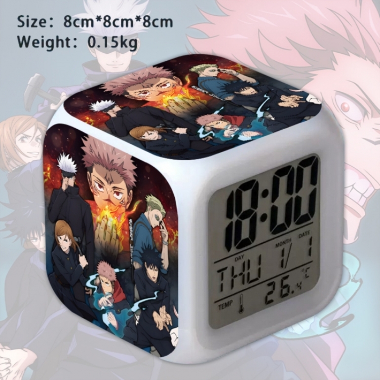 Jujutsu Kaisen Anime Square Alarm Clock 8x8x8cm