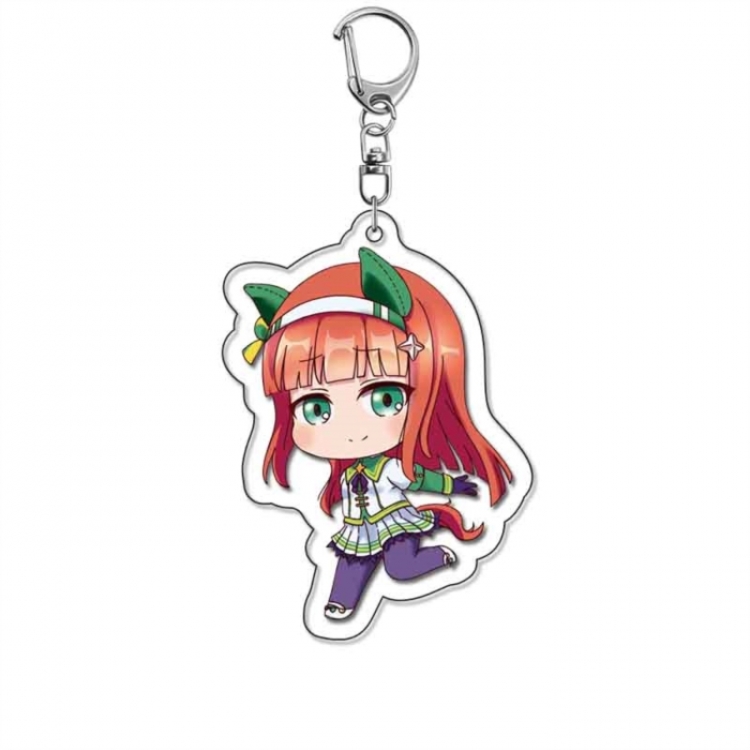 Pretty Derby Anime Acrylic Keychain Charm price for 5 pcs