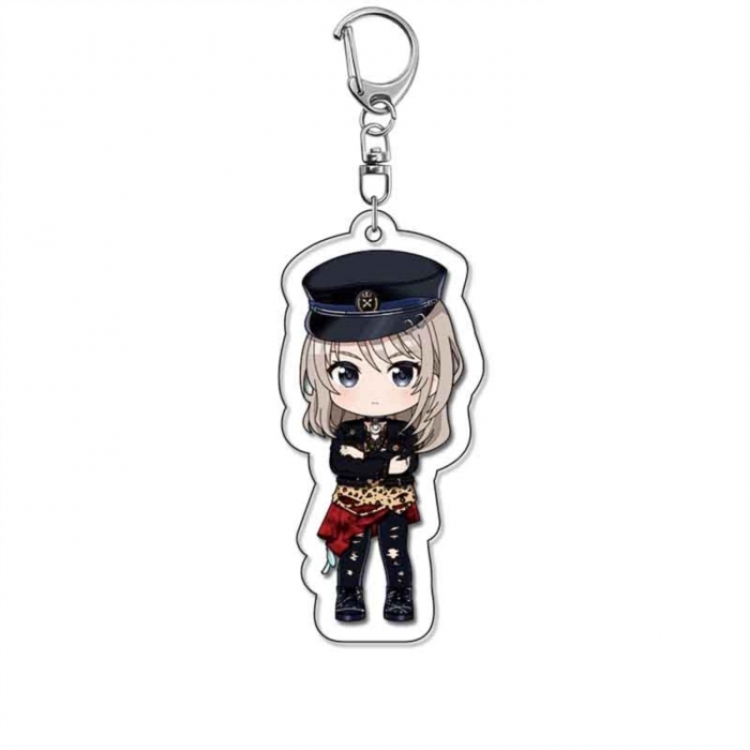 GIRLS BAND CRY Anime Acrylic Keychain Charm price for 5 pcs