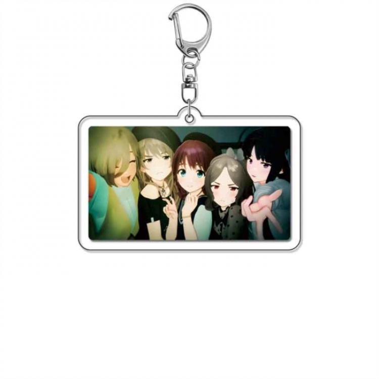 GIRLS BAND CRY Anime Acrylic Keychain Charm price for 5 pcs
