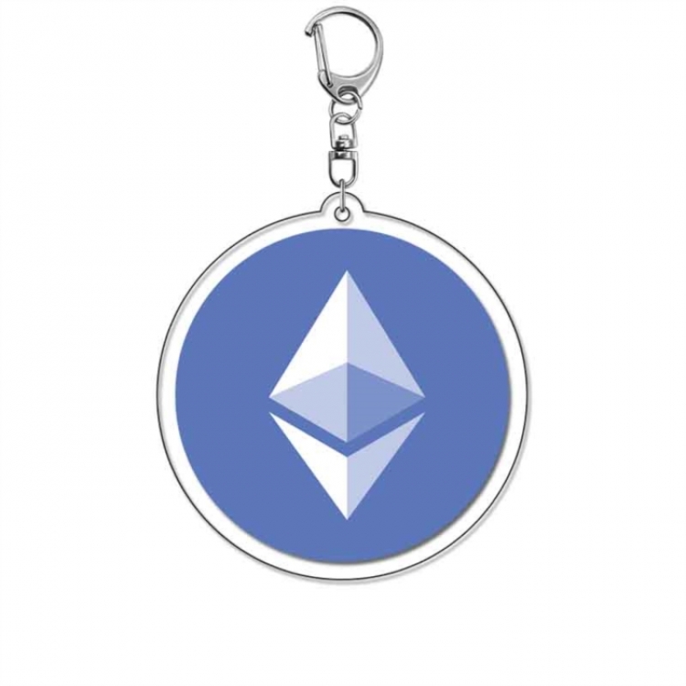 Virtual currency Anime Acrylic Keychain Charm price for 5 pcs
