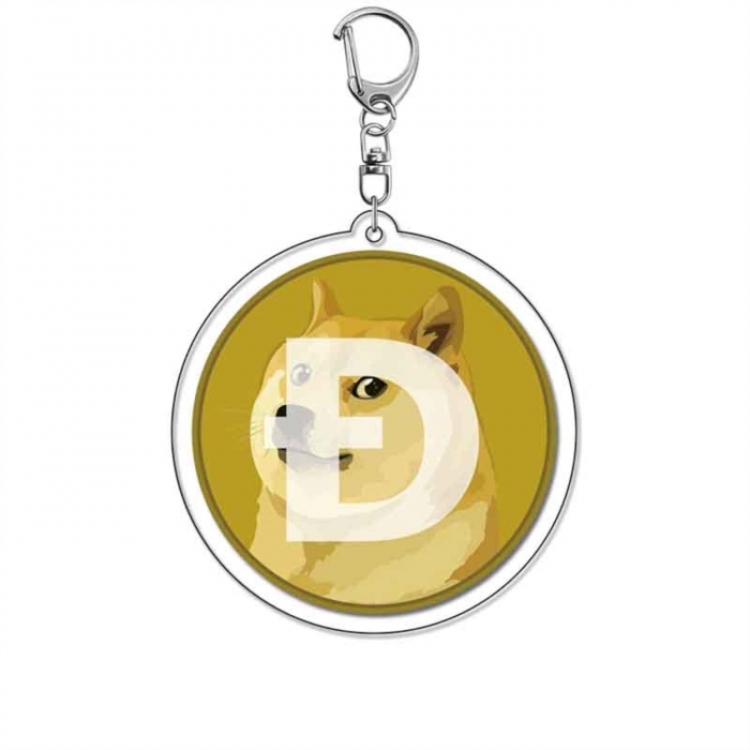 Virtual currency Anime Acrylic Keychain Charm price for 5 pcs