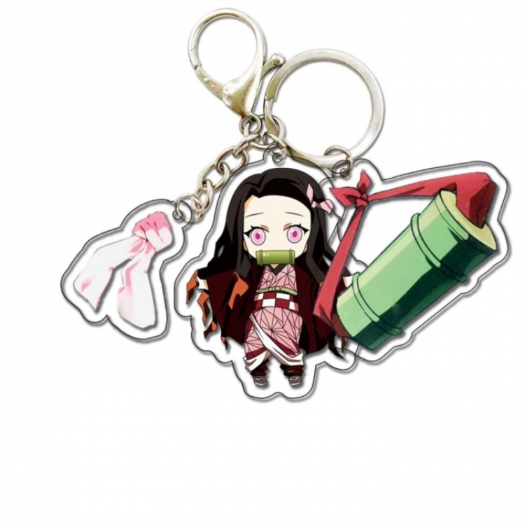 Demon Slayer Kimets Star Surrounding Acrylic 3 Pendant Keychain Pendant price for 5 pcs