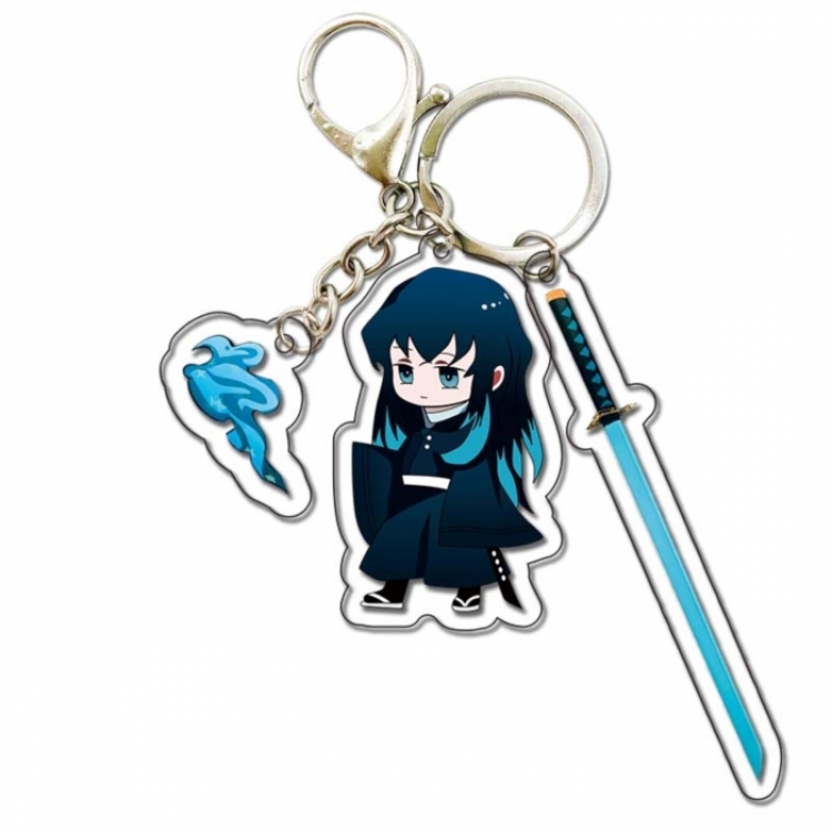 Demon Slayer Kimets Star Surrounding Acrylic 3 Pendant Keychain Pendant price for 5 pcs