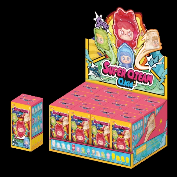 Q. Kid Super Q. Team Mini Series collectible toys a set of 12