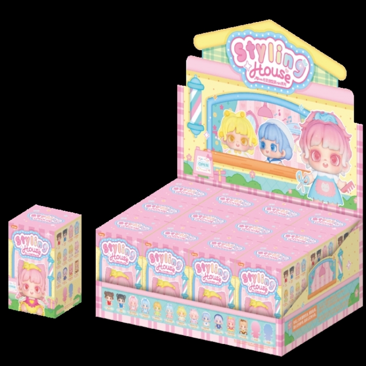 Miana Transformable Styling House Mini Series Blind Box plush toy a set of 12