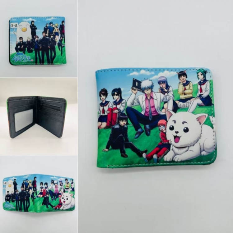 gin pa sen sei Full color Two fold short card case wallet 11X9.5CM