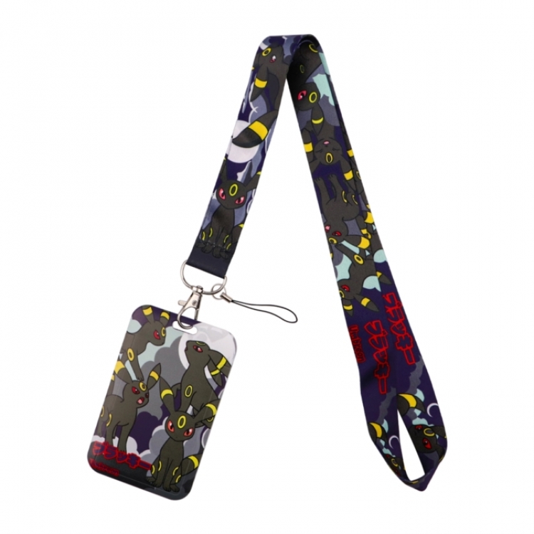 Pokemon Silver buckle hanging rope set card bag storage student card holder price for 5 pcs 