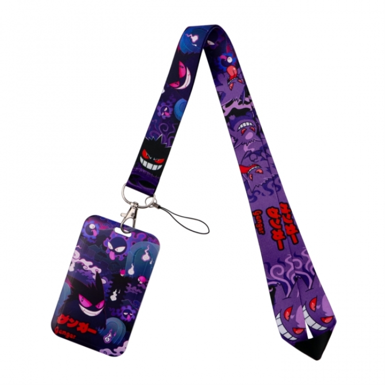 Pokemon Silver buckle hanging rope set card bag storage student card holder price for 5 pcs 