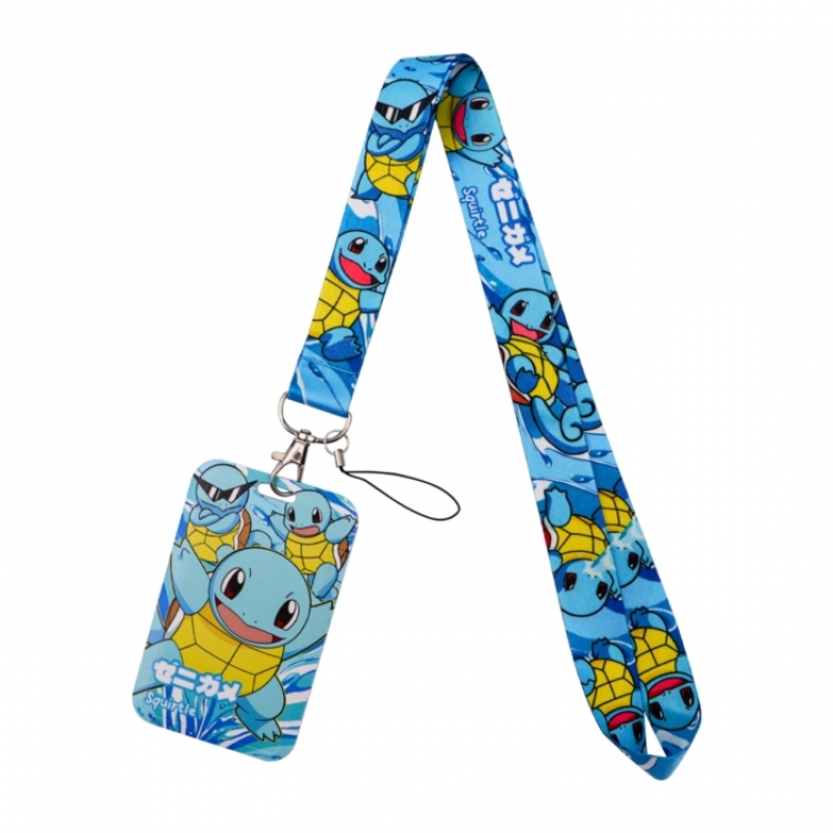 Pokemon Silver buckle hanging rope set card bag storage student card holder price for 5 pcs 