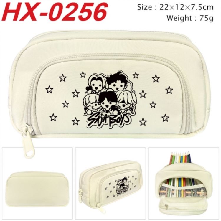 K-Pop Demon Hunters Anime 3D pencil case with insulation layer Pencil Bag 22X15X7.5CM