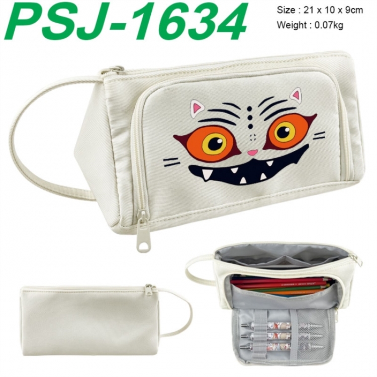 K-Pop Demon Hunters Anime canvas triangular pencil case 21x10x9cm 