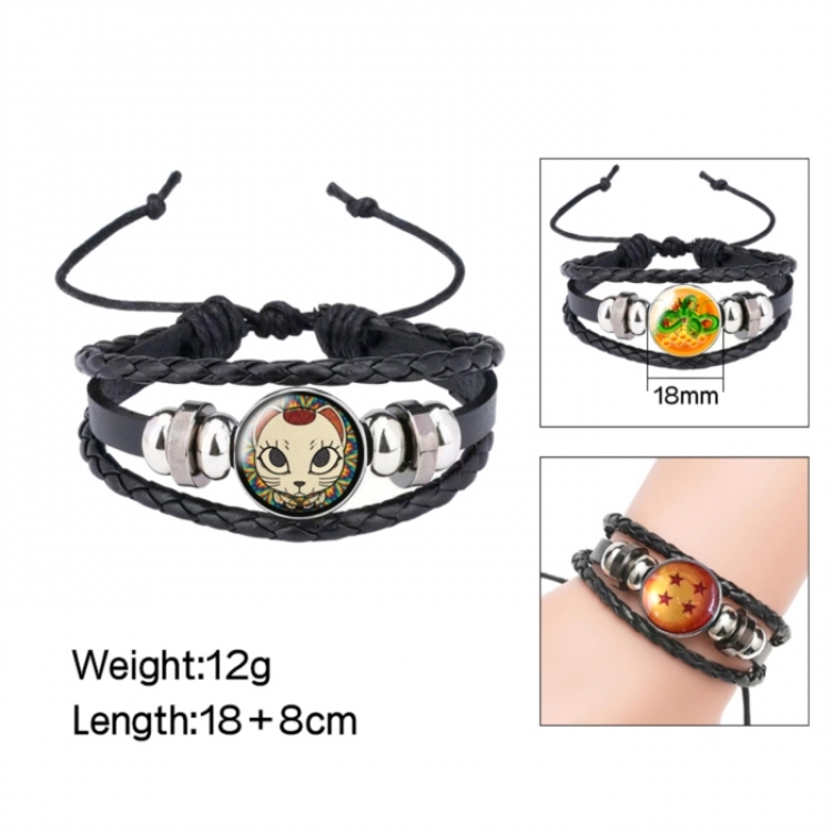 DANDADAN Anime peripheral crystal leather rope bracelet price for 5 pcs 