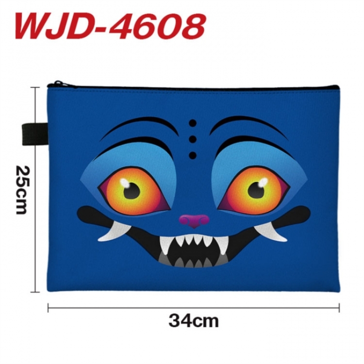 K-Pop Demon Hunters Anime Full Color A4 Document Bag 34x25cm 