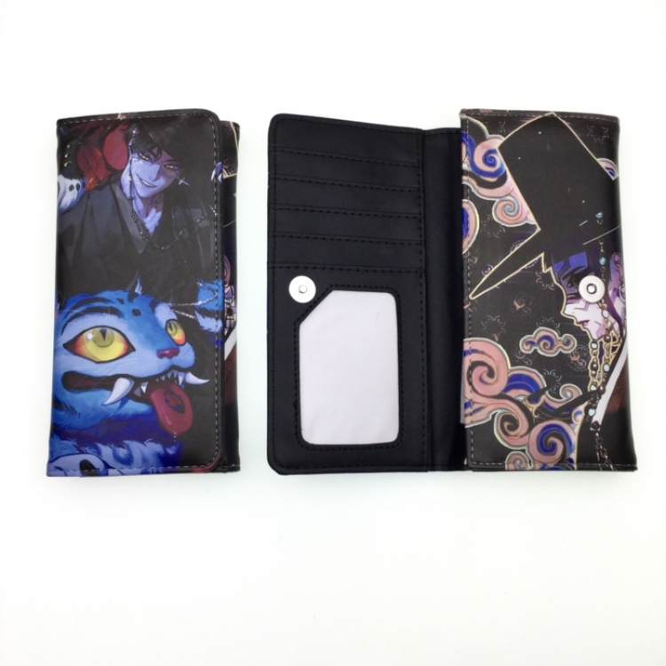 K-Pop Demon Hunters Anime full color button PU long wallet