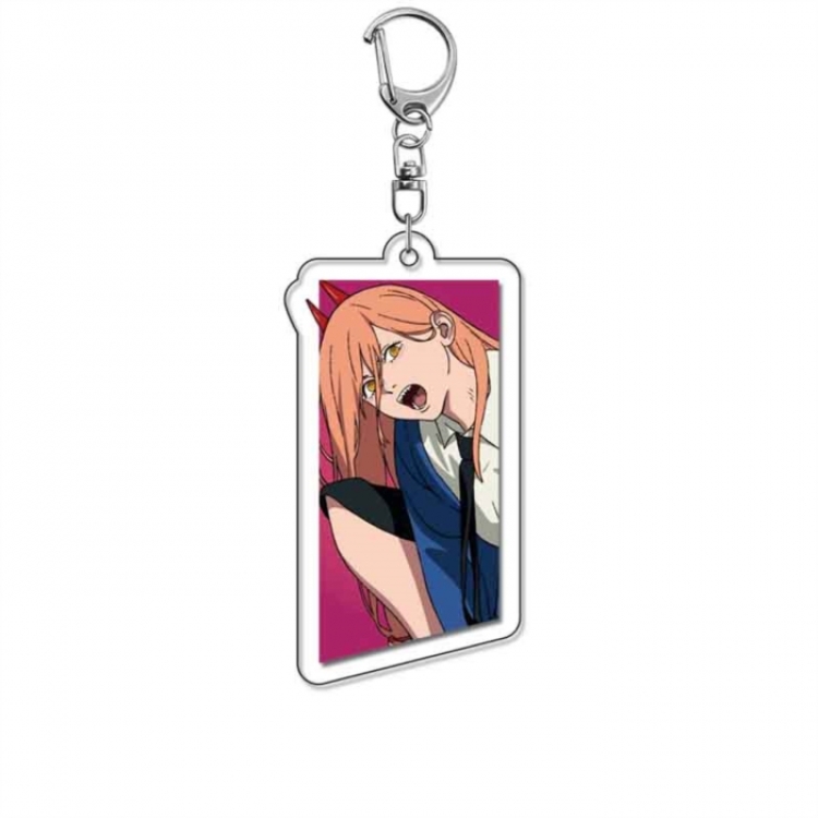 Chainsaw Man Anime Acrylic Keychain Charm price for 5 pcs