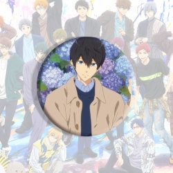 Free! Anime tinplate brooch ba...