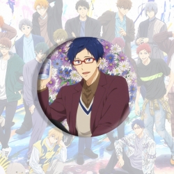 Free! Anime tinplate brooch ba...