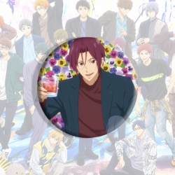 Free! Anime tinplate brooch ba...