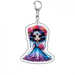 Calaca Anime Acrylic Keychain ...