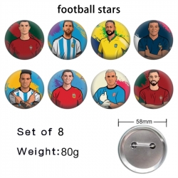 Football Anime tinplate brooch...