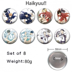 Haikyuu!! Anime tinplate brooc...