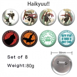 Haikyuu!! Anime tinplate brooc...