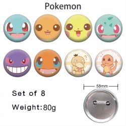 Pokemon Anime tinplate brooch ...
