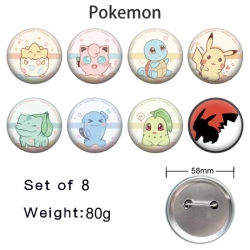 Pokemon Anime tinplate brooch ...