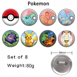 Pokemon Anime tinplate brooch ...