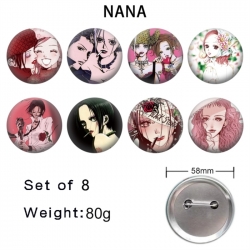 NANA Anime tinplate brooch bad...