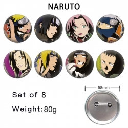 Naruto Anime tinplate brooch b...