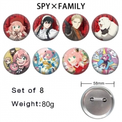SPY×FAMILY Anime tinplate broo...