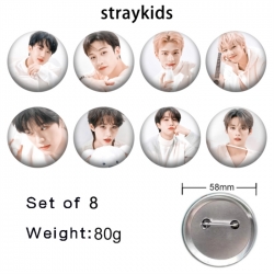 straykids Anime tinplate brooc...