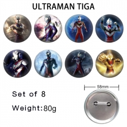 Ultraman Anime tinplate brooch...