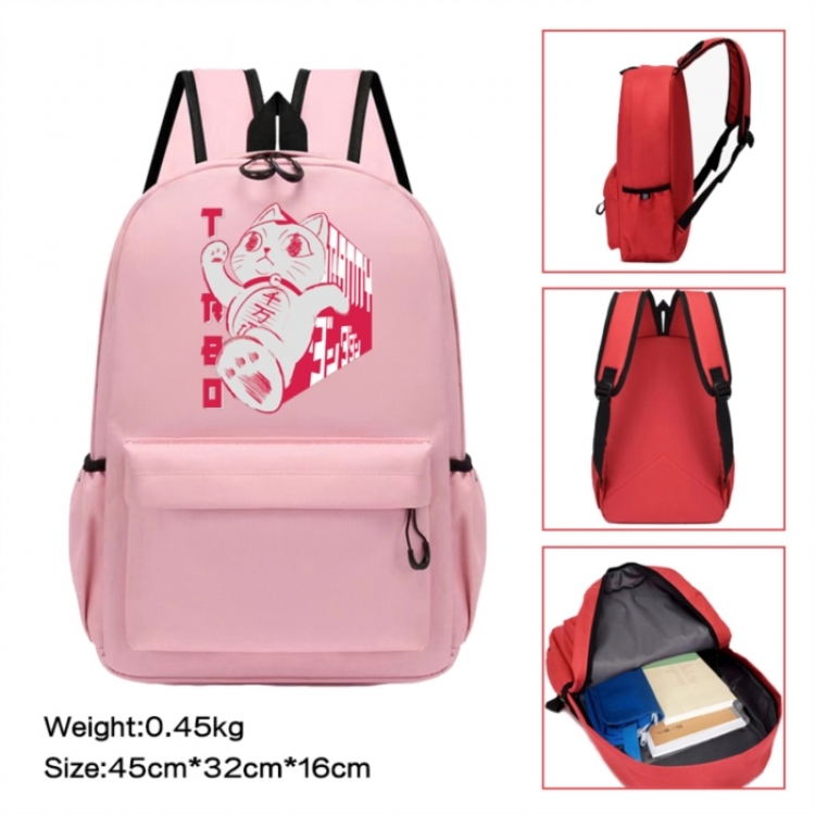 DANDADAN  Anime peripheral Oxford cloth color cartoon backpack 45x32x16cm