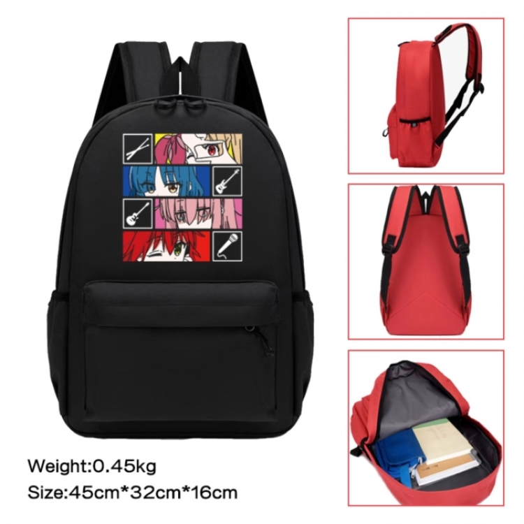 BOCCHI THE ROCK! Anime peripheral Oxford cloth color cartoon backpack 45x32x16cm