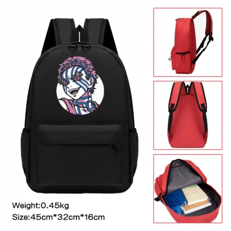 Demon Slayer Kimets Anime peripheral Oxford cloth color cartoon backpack 45x32x16cm