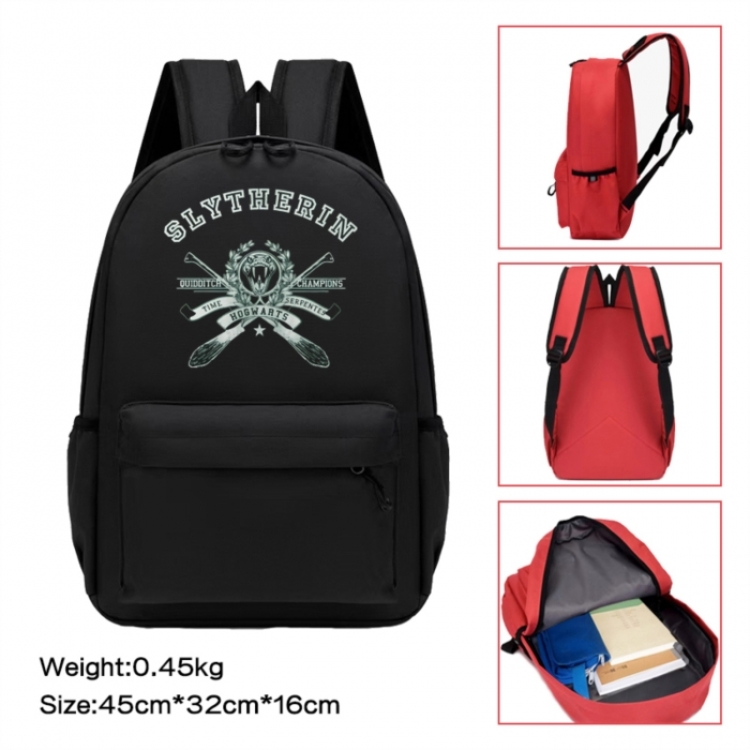 Harry Potter Anime peripheral Oxford cloth color cartoon backpack 45x32x16cm