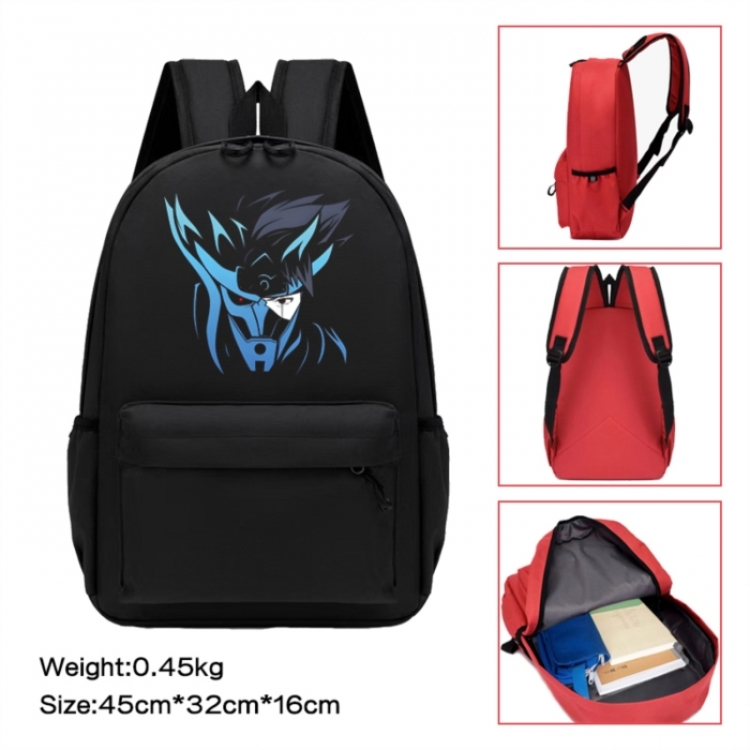 Naruto Anime peripheral Oxford cloth color cartoon backpack 45x32x16cm
