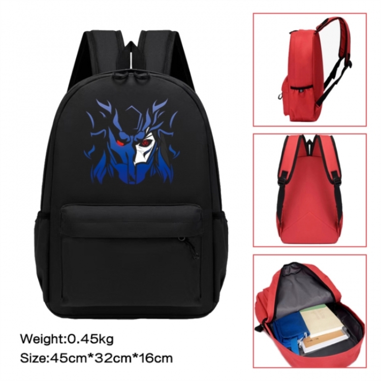 Naruto Anime peripheral Oxford cloth color cartoon backpack 45x32x16cm