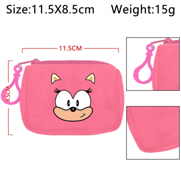 Sonic The Hedgehog Anime Tinplate Bright Film Emblem Badge 75mm a set of 6