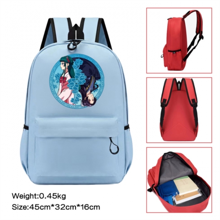 The Apothecary Diaries Anime peripheral Oxford cloth color cartoon backpack 45x32x16cm