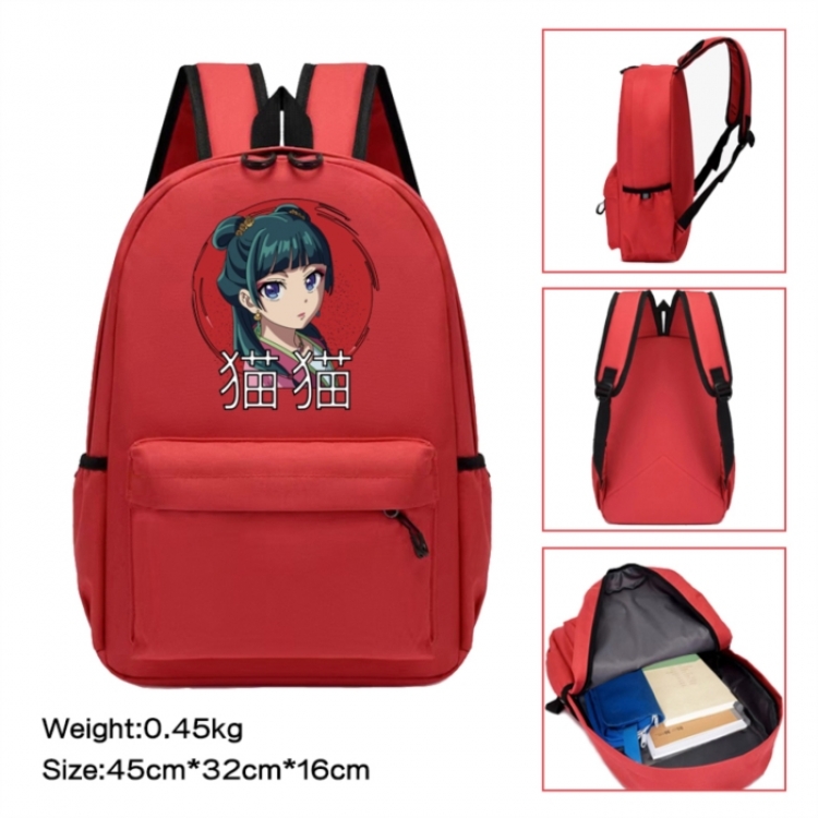 The Apothecary Diaries Anime peripheral Oxford cloth color cartoon backpack 45x32x16cm