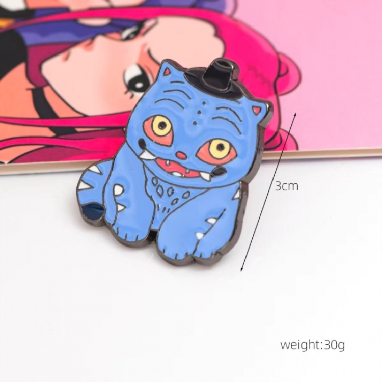 K-Pop Demon Hunters Anime cartoon metal brooch  price for 5 pcs
