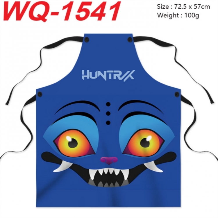 Kpop demon hunters Anime Creative Digital Printing Apron 72.5x57cm