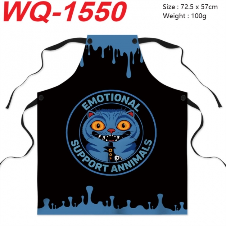 Kpop demon hunters Anime Creative Digital Printing Apron 72.5x57cm