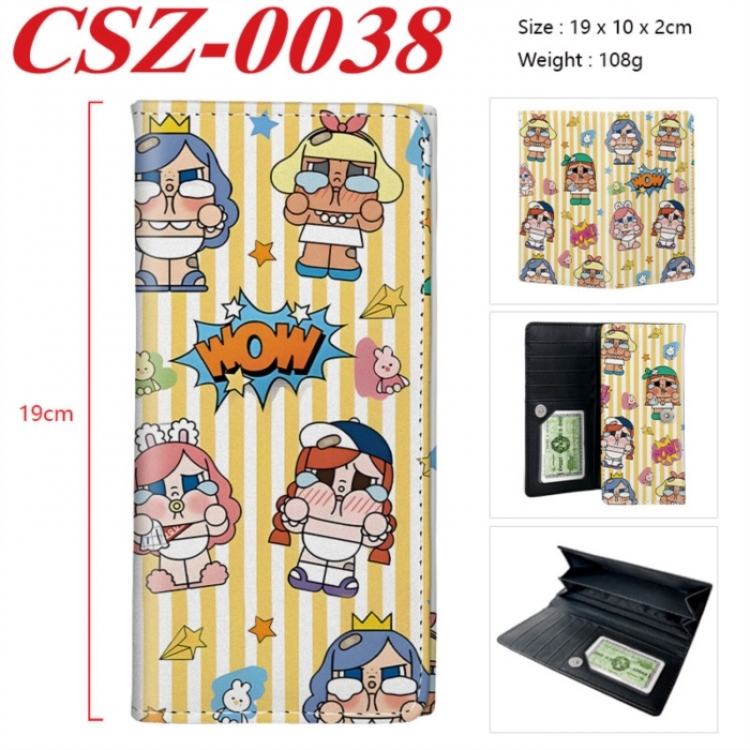 Crybaby Anime peripheral long three fold wallet 19x10x2cm
