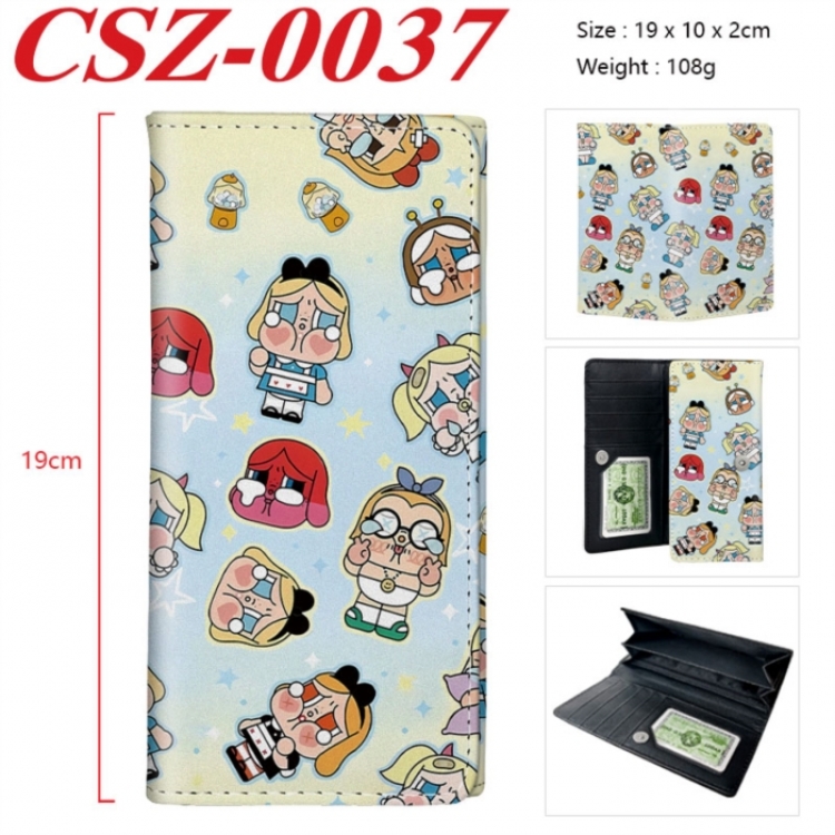 Crybaby Anime peripheral long three fold wallet 19x10x2cm